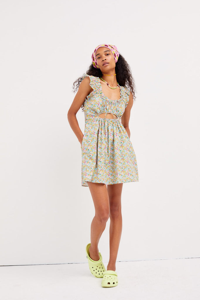 knee length dresses for ladies For Love & Lemons Raleigh Mini Dress