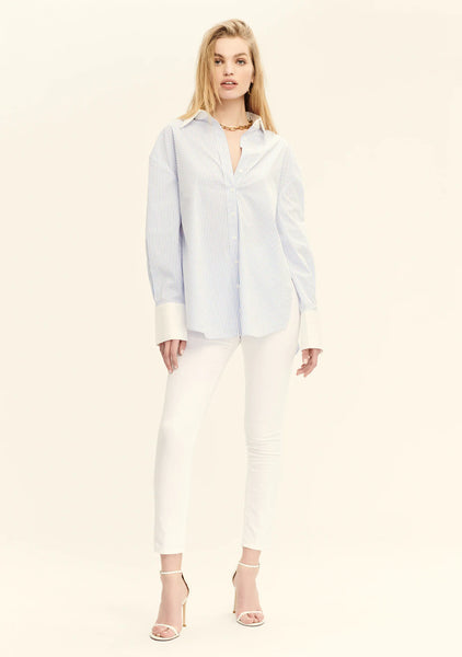 Mel Top - Blue/White Stripe