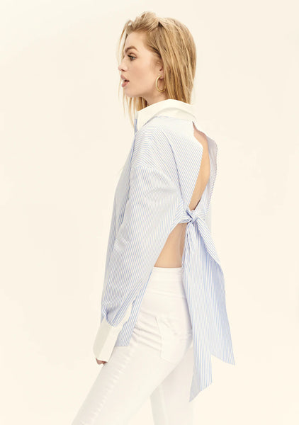 Mel Top - Blue/White Stripe