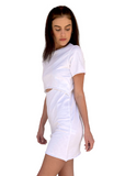 Dillon Tee Dress - White