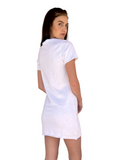 Dillon Tee Dress - White