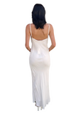 Alice Cowl Back Gown - Ivory