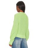Shaker Cardigan - Pear