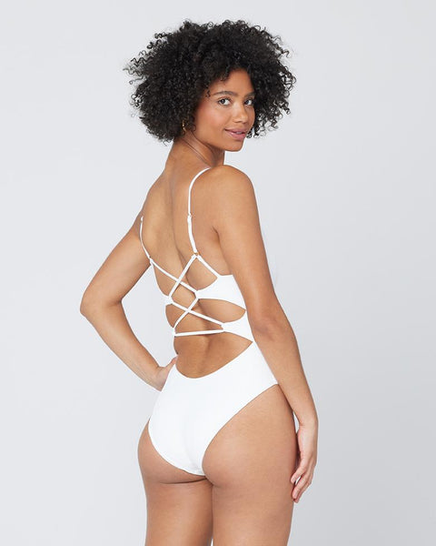 Pointelle Rib Gianna One Piece Swimsuit