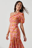 Santorini Dress - Pink Multi Floral