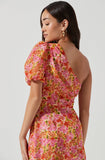Santorini Dress - Pink Multi Floral
