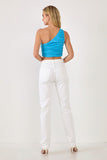 Boca Crop Top - Sky Blue