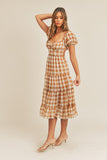 Dawson Gingham Midi Dress