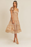 Dawson Gingham Midi Dress