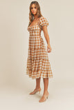 Dawson Gingham Midi Dress