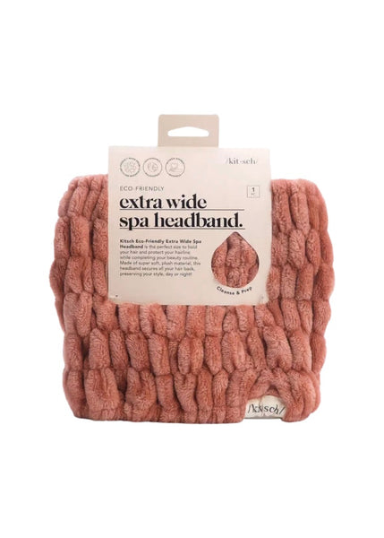 Extra Wide Spa Headband - Dusty Rose