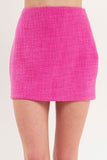 Effie Mini Skirt - Berry