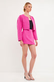 Effie Mini Skirt - Berry