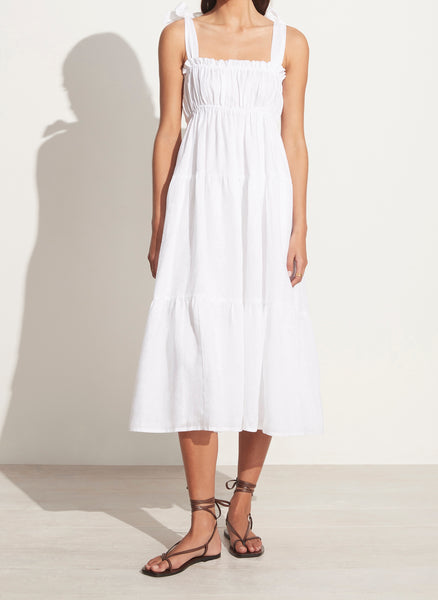 Bellamy Midi Dress - White