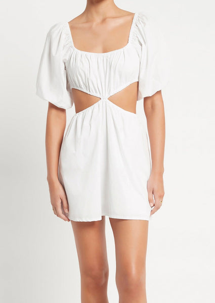 Gabelli Mini Dress - Plain White