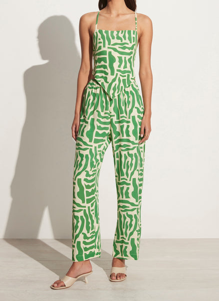 Pallenberg Pants - Tulli Print Green