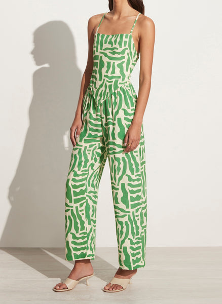 Pallenberg Pants - Tulli Print Green