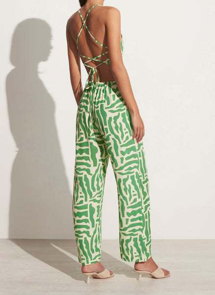 Pallenberg Pants - Tulli Print Green