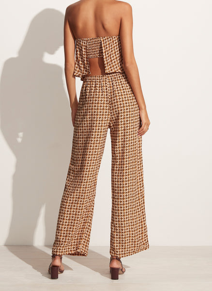 Bettina Scarf Top - Del Camaron Tan