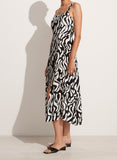 Rubina Midi Dress - La Cateau Black