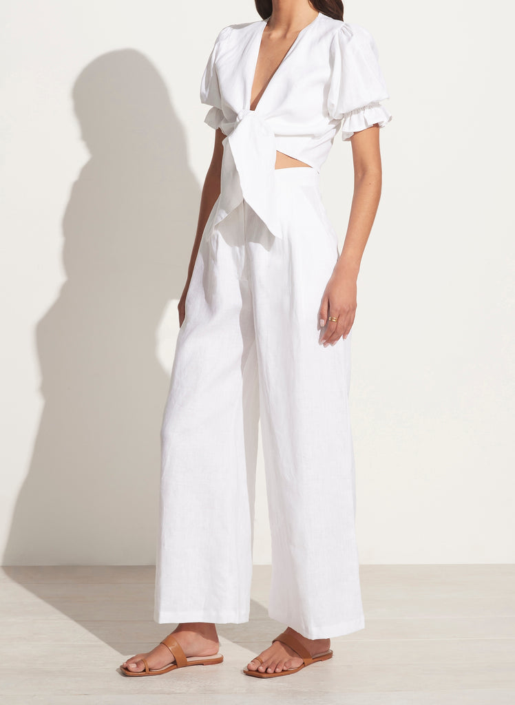 Faithfull The Brand Ottavio Pants White – Milc. Homewares