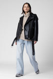 Faye Faux Leather Jacket