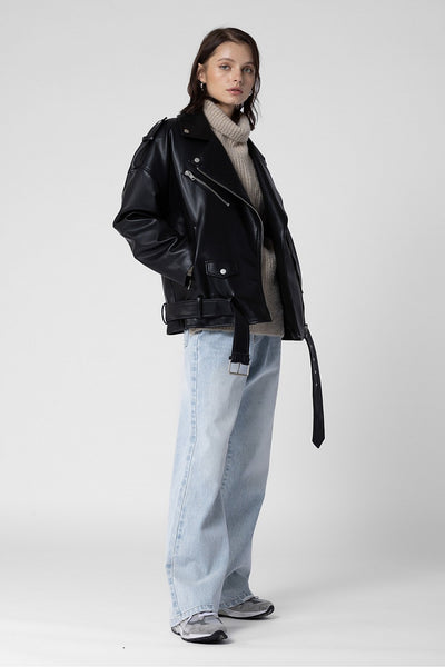 Faye Faux Leather Jacket