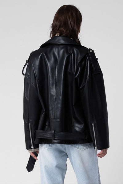 Faye Faux Leather Jacket