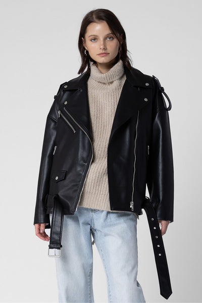 Faye Faux Leather Jacket