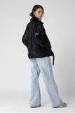 Faye Faux Leather Jacket