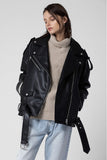 Faye Faux Leather Jacket