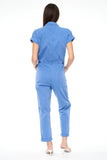 Grover Jumpsuit - Ocean Blue