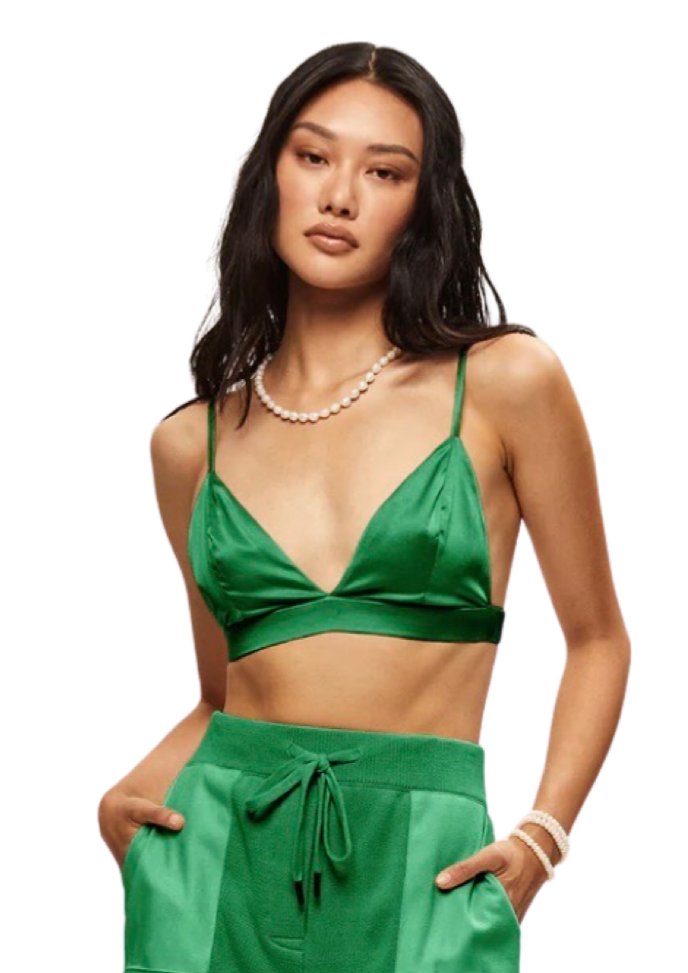 Iris Silk Bralette