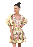 Pria Short Dress - Yellow