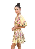 Pria Short Dress - Yellow