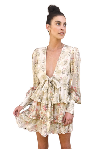 Pria Short Dress - Off White