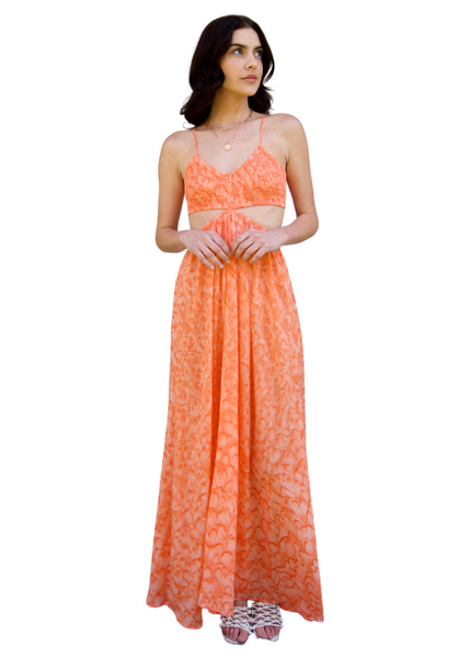 Innocence Maxi Dress - Guava