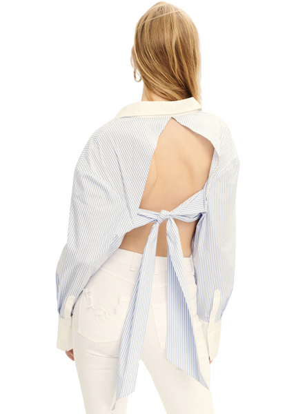 Mel Top - Blue/White Stripe