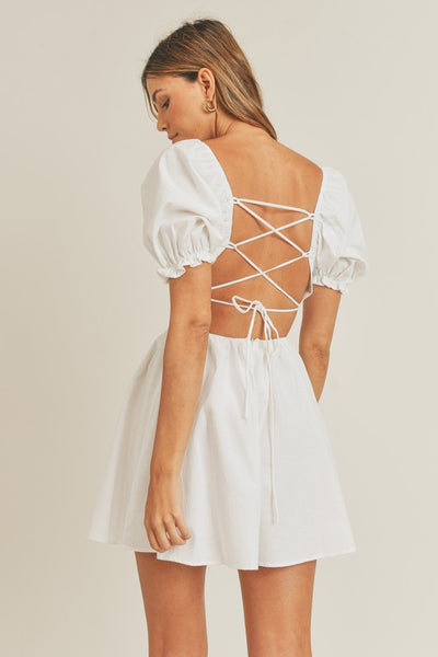 Kalina Mini Dress - Off White