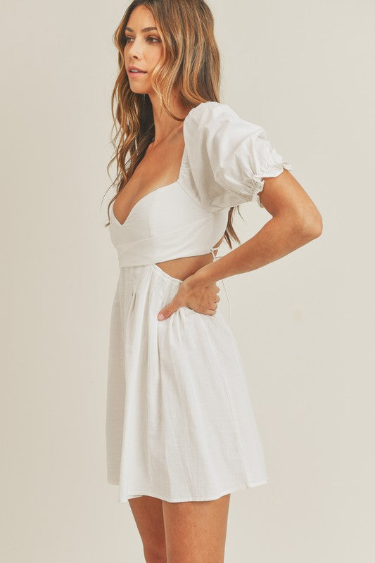 molina mini dress white Mini DressTubeStretch95% Cotton 5% SpandexImported Kalina Mini Dress - Off