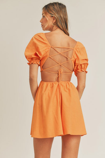 Kalina Mini Dress - Orange