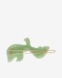 Leaf Hair Clip - Green