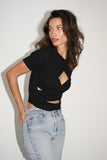 Eternity Rib Wrap Tee