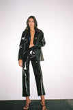 Crinkle Faux Leather Jacket