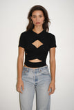 Eternity Rib Wrap Tee