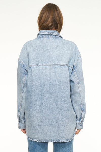 Mandy Oversized Shacket - Paloma