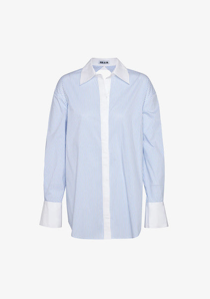 Mel Top - Blue/White Stripe