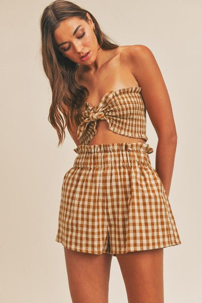 Addie Plaid Set