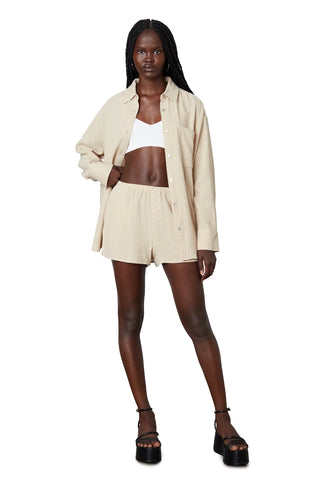 Gauze Boyfriend Shirt