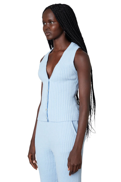 Ribbed Sweater Vest